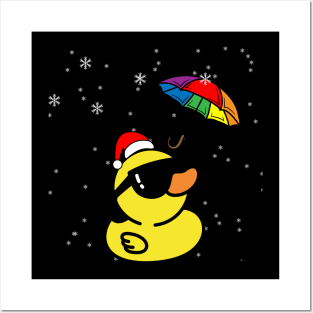 christmas-duck Posters and Art